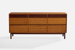 Mount Airy Dresser with Walnut and Burl USA 1950s - 4769397