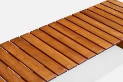 Moveis Maravilha Large Bench in Wood Brazil 1960s - 4769492
