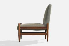 Moveis Teperman Lounge Chairs with Wood and Fabric Brazil 1960s - 4769536