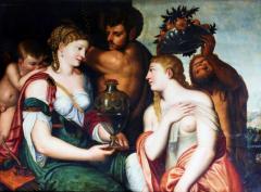 Mythological Scene The Cup Of Ceres Frans Floris De Vriendt 1517 1570  - 4788316