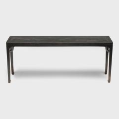 Narrow Lacquered Walnut Table - 4181690