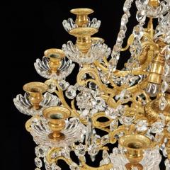 Neo Rococo Chandelier With Baccarat Crystal Drops - 4780894