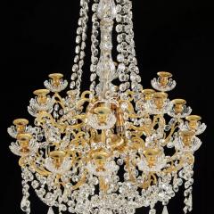 Neo Rococo Chandelier With Baccarat Crystal Drops - 4780896