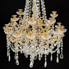 Neo Rococo Chandelier With Baccarat Crystal Drops - 4780898