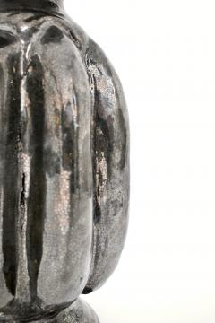 Neoclassical anthracite ceramic lamp by Helder 2024  - 4540088
