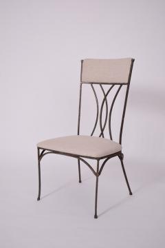 Neoclassical iron chair 1960s  - 4539418