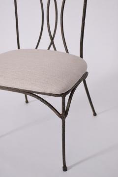 Neoclassical iron chair 1960s  - 4539421
