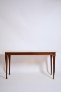 Neoclassical mahogany console table 1960s  - 4539353