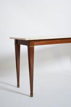 Neoclassical mahogany console table 1960s  - 4539357