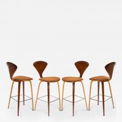 Norman Cherner Cherner Barstools With Italian Suede Seats by Norman Cherner Set of 4 - 2379911