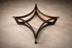 Novo Rumo Round Coffee Table in Bent Rosewood Glass by Novo Rumo 1960s Lot 341 - 4624891
