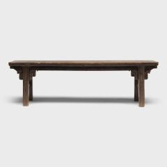 Orchid Flower Splayed Leg Bench - 4181611