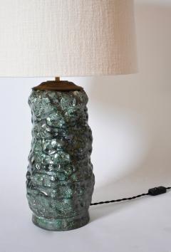 Organic shape green ceramic lamp Helder 2025  - 4539924