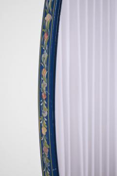 Oval wooden painted alentejano mirror  - 4539569