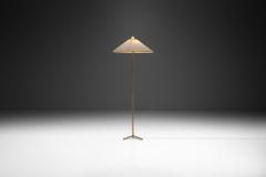Paavo Tynell Paavo Tynell 9602 Brass Floor Lamp for Taito Oy Finland 1950s - 2907423