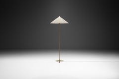 Paavo Tynell Paavo Tynell 9602 Brass Floor Lamp for Taito Oy Finland 1950s - 2907435