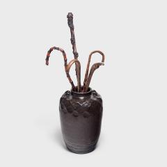 Painted Bamboo Walking Stick - 4165811