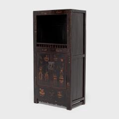 Painted Book Cabinet - 4257908
