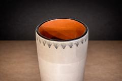 Painted Flower Vase Mud Ink Taller Maya 2024 - 4801589