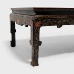 Painted Kang Table with Stone Inlay - 4181462