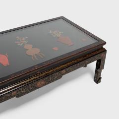 Painted Kang Table with Stone Inlay - 4181463
