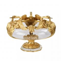 Pair Of Swan Motif Jardinieres France 20th Century - 4781983
