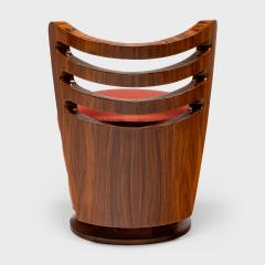 Pair of Art Deco Slipper Chairs with Macassar Ebony Veneer - 4180217