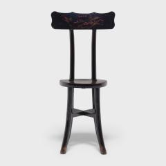 Pair of Black Lacquer Chairs - 4180163