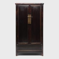 Pair of Black Lacquer Tapered Cabinets - 4181082