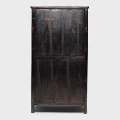 Pair of Black Lacquer Tapered Cabinets - 4181085