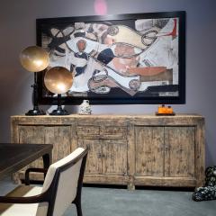 Pair of Brass Parabolic Reflectors - 4166653