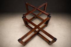 Pair of Brazilian Rosewood Pink Granite Side Tables Brazil 1960s Lot 675A - 4624485