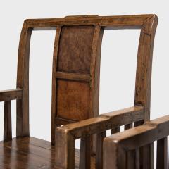 Pair of Burlwood Merchant Armchairs - 4258761