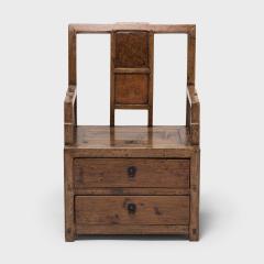 Pair of Burlwood Merchant Armchairs - 4258763