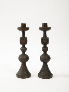 Pair of Danish Bronze Candlesticks 1960 - 2879862