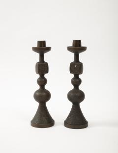 Pair of Danish Bronze Candlesticks 1960 - 2879863