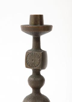 Pair of Danish Bronze Candlesticks 1960 - 2879868