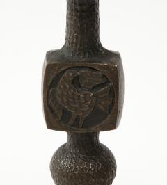 Pair of Danish Bronze Candlesticks 1960 - 2879873