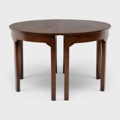 Pair of English Demi Lune Tables - 4181384