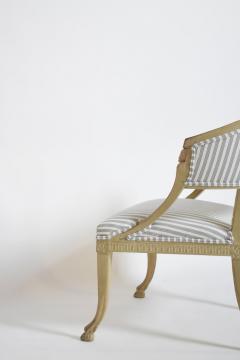 Pair of Gustavian armchairs XIXth c  - 4562391