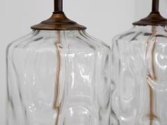 Pair of Hand Blown Lamps - 1684136