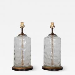 Pair of Hand Blown Lamps - 1793884