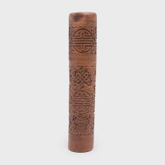 Pair of Longevity Relief Scroll Cases - 4165485