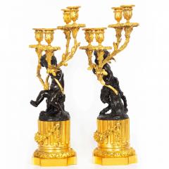 Pair of Louis XVI Style Four Light Candelabra after Clodion - 4407308