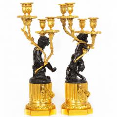 Pair of Louis XVI Style Four Light Candelabra after Clodion - 4407310
