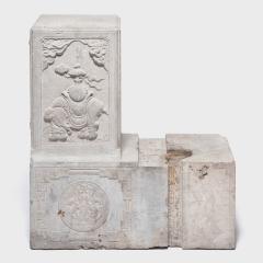 Pair of Mythical Stone Door Posts - 4180550