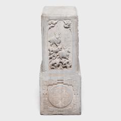 Pair of Mythical Stone Door Posts - 4180553