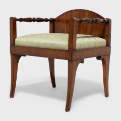 Pair of Neoclassical Low Back Armchairs - 4180302