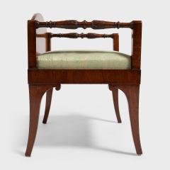 Pair of Neoclassical Low Back Armchairs - 4180313