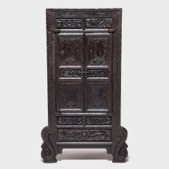 Pair of Ornate Cabinets with Cabriole Legs - 4257960